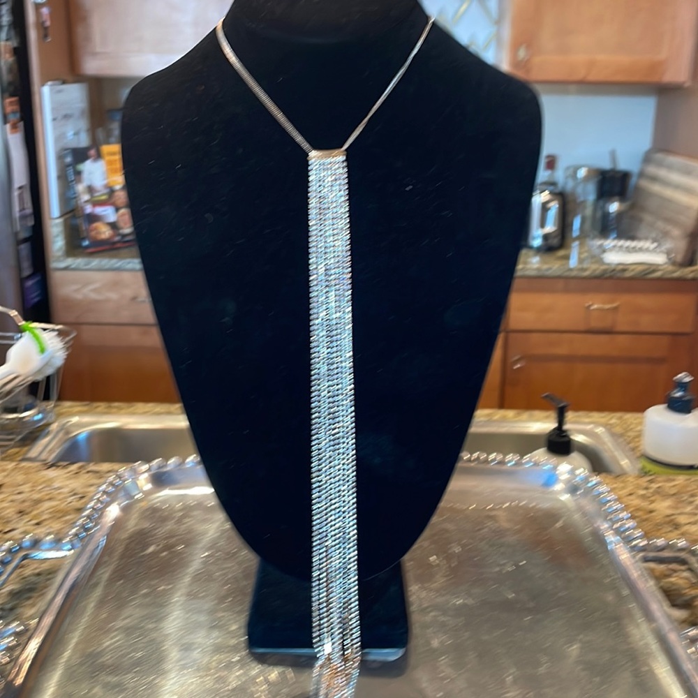 Rhinestone Choker Necklace